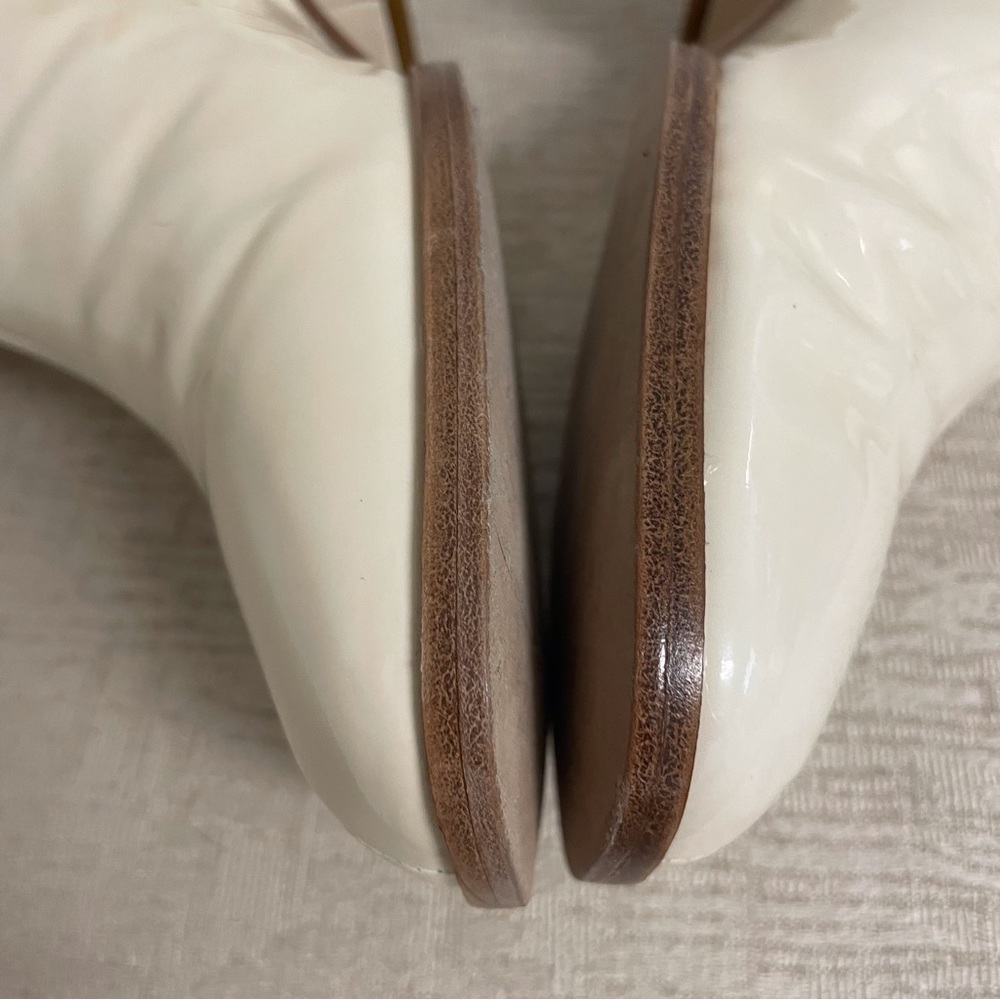 JOIE RUBEE DOUBLE ZIP PATENT LEATHER FLAT GOGO BOOTIE - Picture 11 of 15